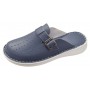 Saboti medicali dama din piele naturala bleu Med-Line RSY04BLEU